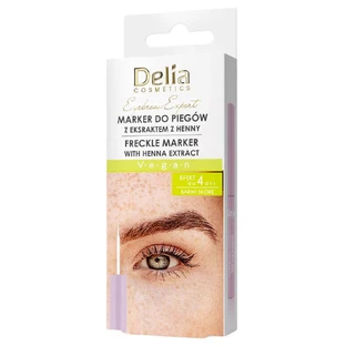 Delia Eyebrow Expert Marker pentru pistrui cu extract de henna, 4 мл