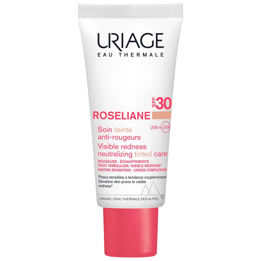 СС крем Uriage Розельян SPF 30 тонуючий догляд проти почервонінь, 40 мл: ціни та характеристики