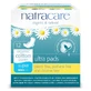 Natracare, prosoape sanitare din bumbac organic cu aripi, Super, 12 buc
