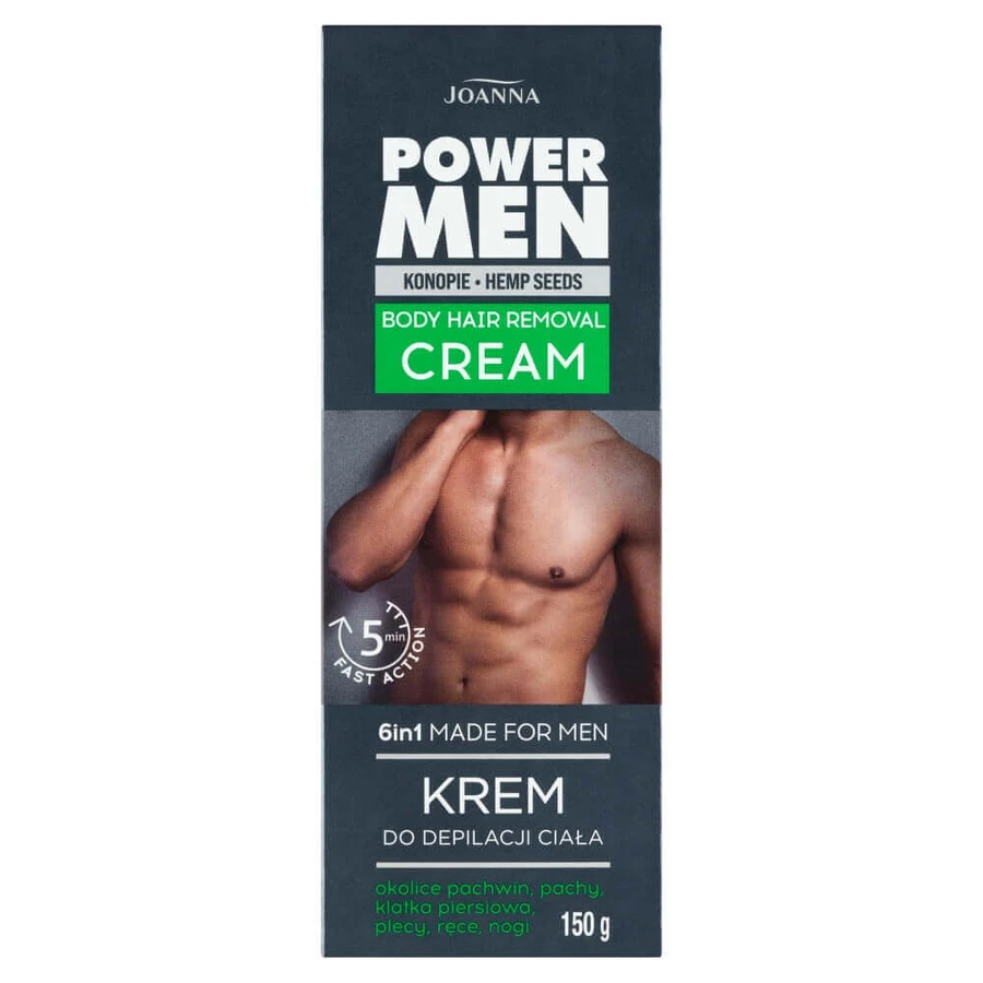 Крем для депиляции для тела Joanna Power Men, 150 г: цены и характеристики