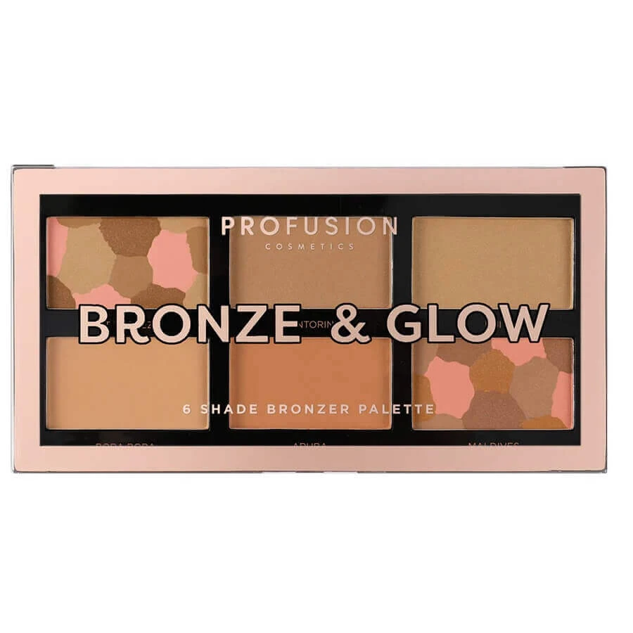 Палитра для контурирования Profusion Bronze &amp; Glow Palette, 15,6 г: цены и характеристики