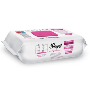 Многослойные влажные салфетки Easy Clean, Букет лилий, 100 штук, Sleepy