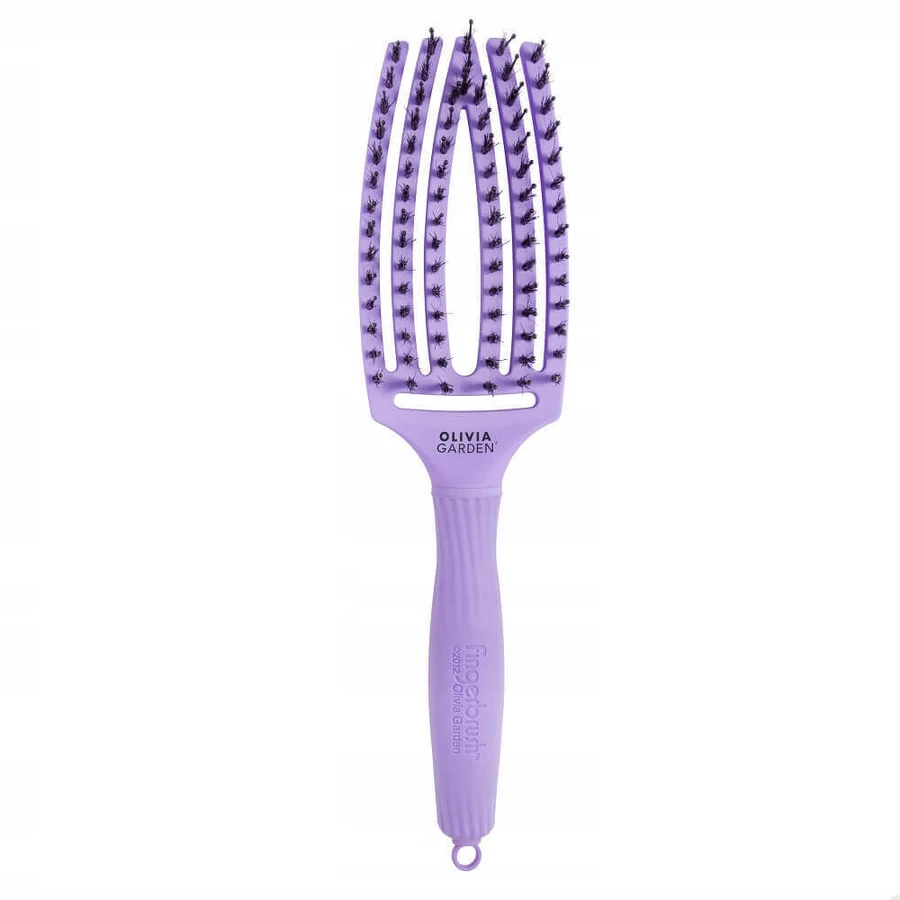 Расческа для волос Olivia Garden FingerBrush Combo Medium Lavender: цены и характеристики