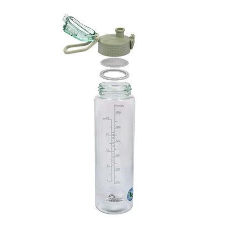 Бутылка для воды Majestic Sport tritan, Okosei Clear, зеленая, 750 мл: цены и характеристики