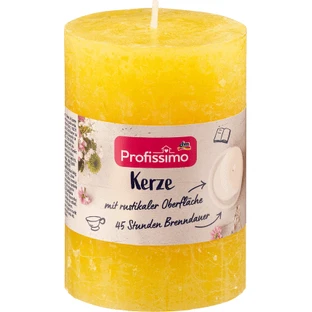 Свічка Profissimo Жовта, 1 шт