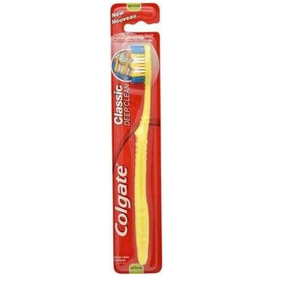 Colgate, Зубна щітка Classic Deep Clean, середня, 1 шт: ціни та характеристики