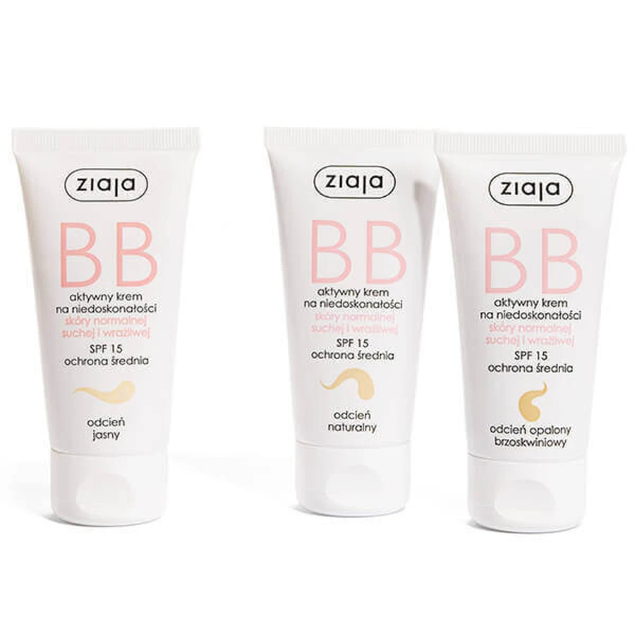 Ziaja BB Cream, світлий відтінок, для нормальної шкіри, 50 мл: ціни та характеристики