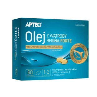 Apteo Shark Liver Oil Forte, 60 капсул