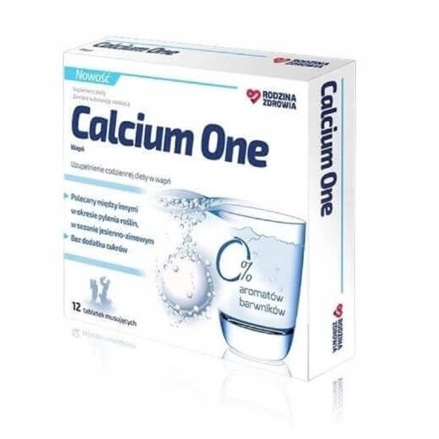 Family Health Calcium One, 12 comprimate efervescente: цены и характеристики