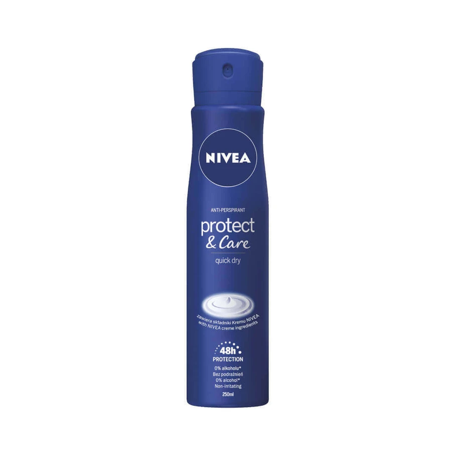 Спрей-антиперспірант Nivea Protect & Care, 250 мл: ціни та характеристики