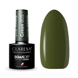 Lac hibrid Clares Soak Off UV/LED verde 805, 5 г