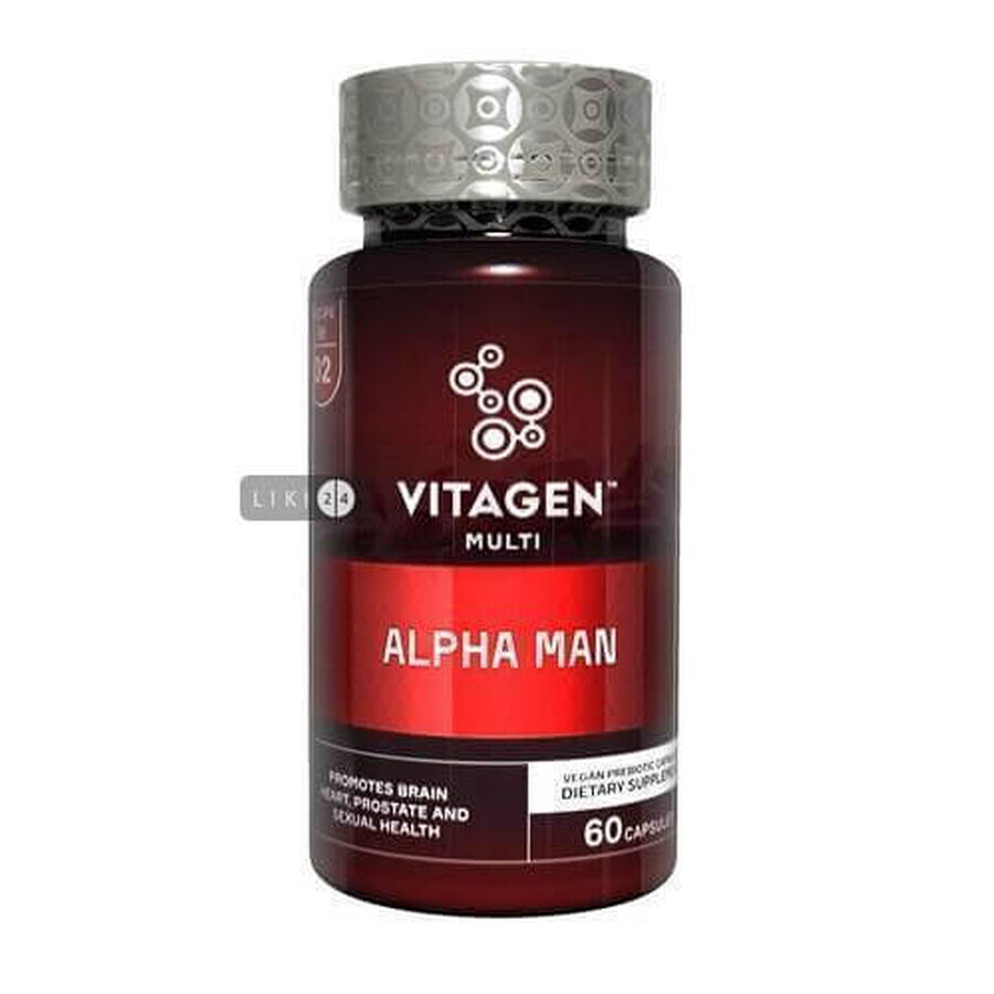 Vitagen alpha man капс. №60: цены и характеристики