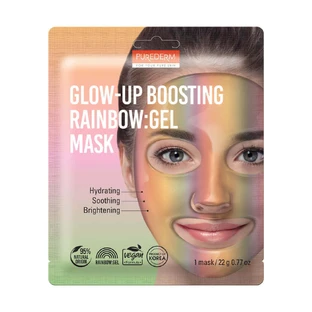 Гелевая маска для лица Glow-Up Boosting Rainbow, 1 штука, Purederm