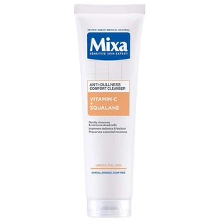 Очищающий гель для умывания лица Mixa Comfort Cleanser Anti-Discoloring Facial Gel с витамином С и скваланом, 150 мл