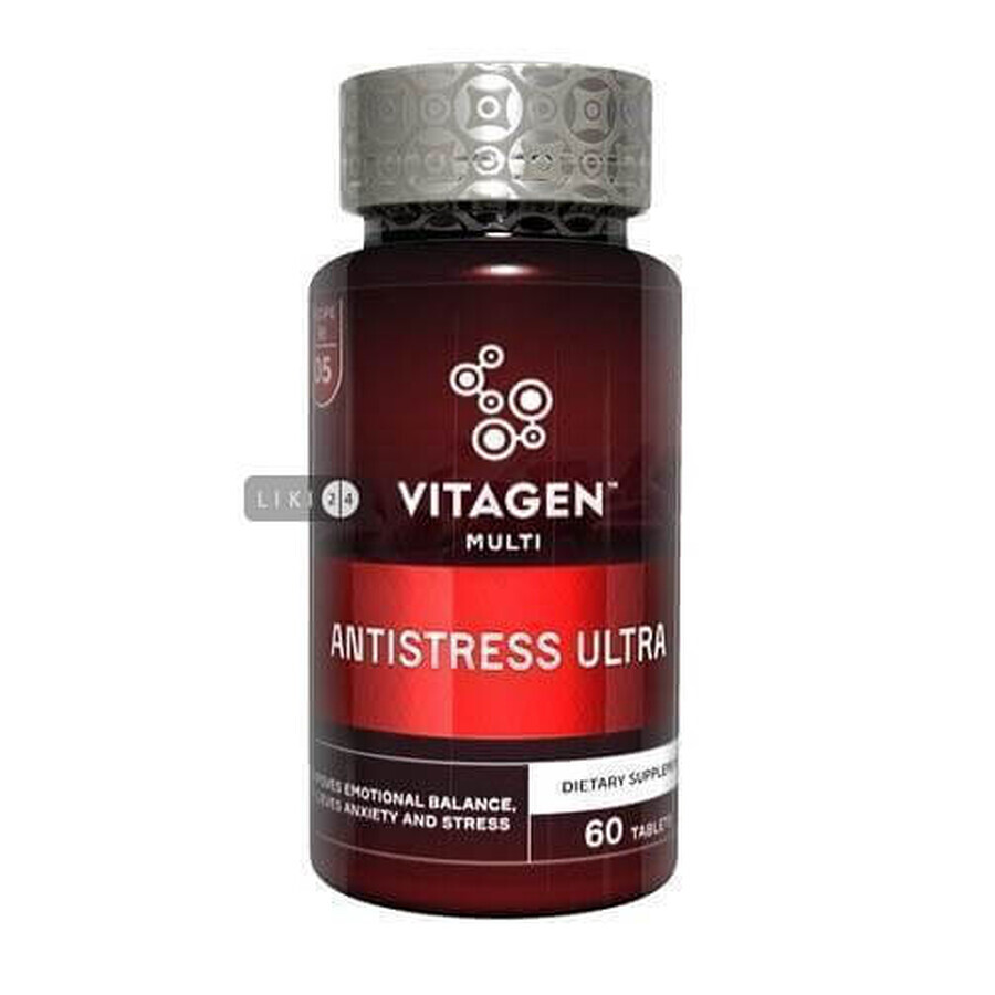 Vitagen antistress ultra табл. №60: цены и характеристики
