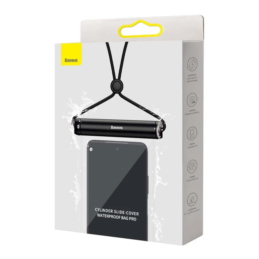 Baseus impermeabil phone caz Slide-cover negru (FMYT000001): цены и характеристики