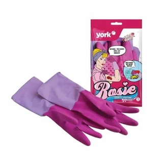 Ароматизированные резиновые перчатки York Rosie, размер L, 1 пара