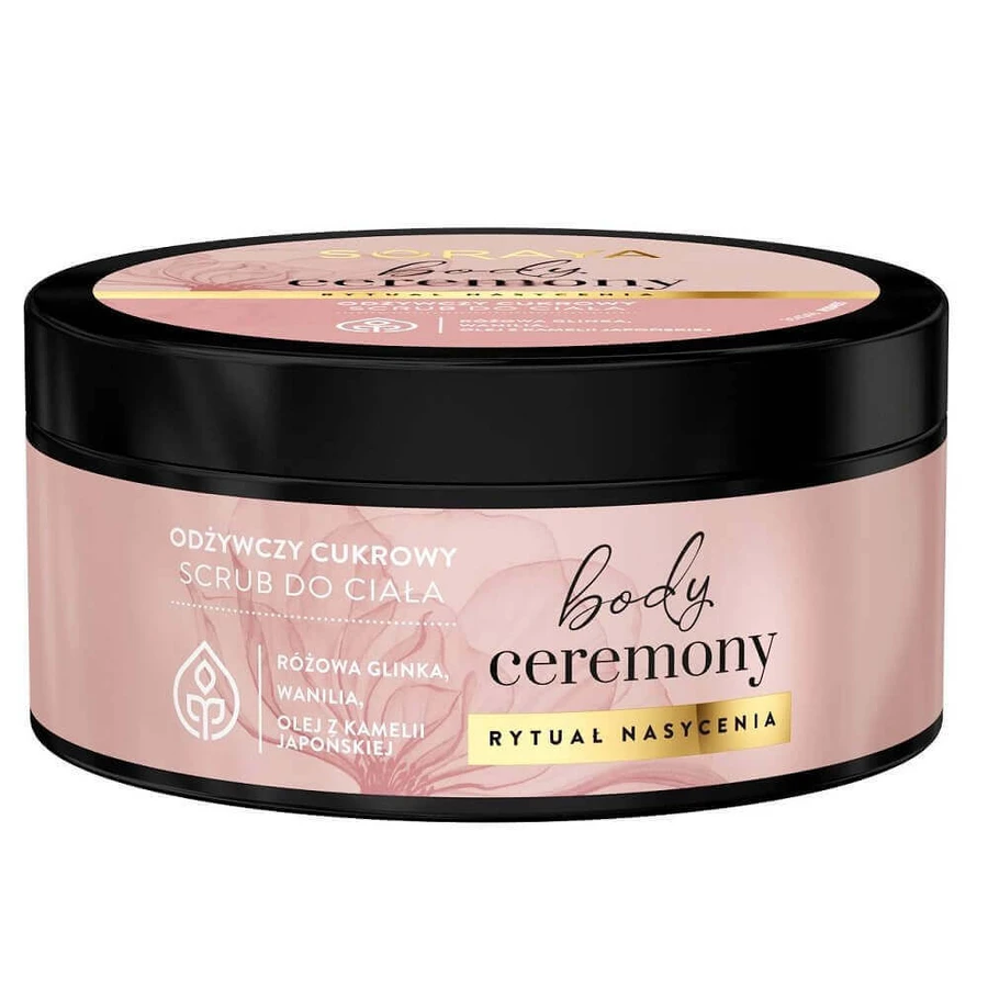 Питательный сахарный скраб для тела Soraya Body Ceremony, 200 г: цены и характеристики