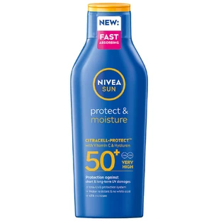 Увлажняющий лосьон SPF50+ Protect & Moisture Sun, 400 мл, Nivea