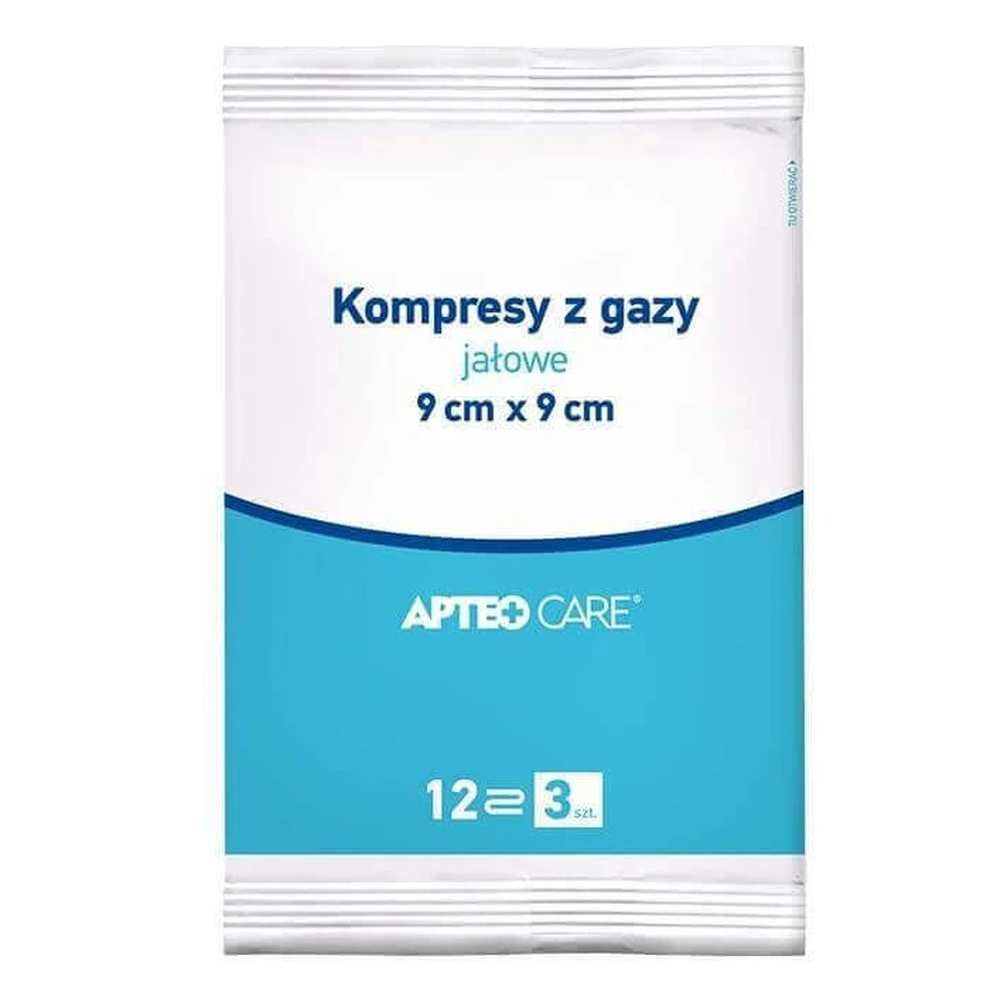 ApteoCare тампон стерильный 9смx9см 17 огонь №3 buc.: цены и характеристики