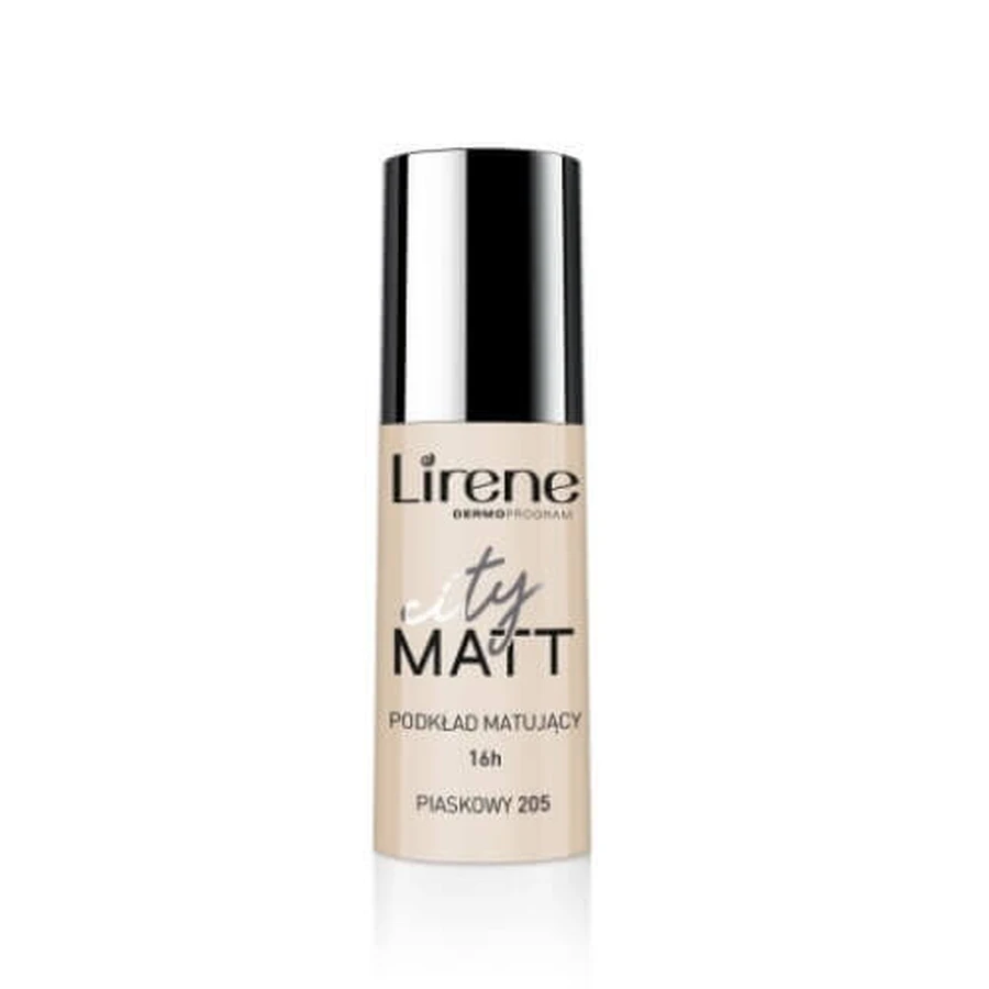 Lirene Флюид City Matt- Sand 205 матирующий-поверхностный 30 мл: цены и характеристики