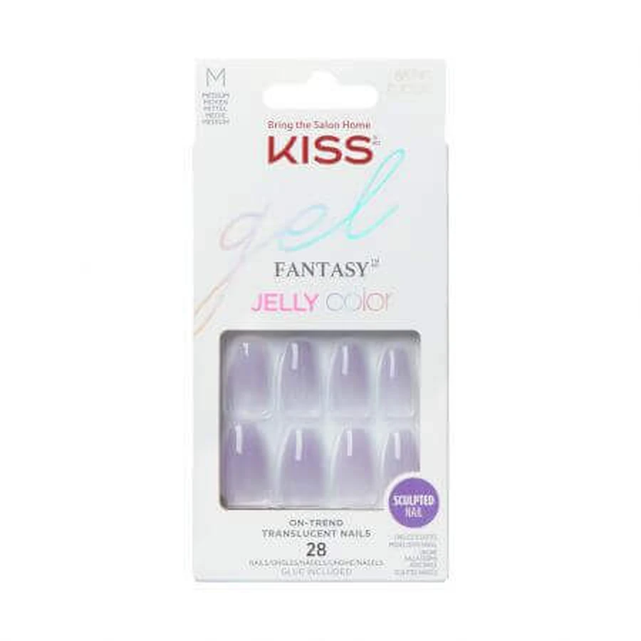 Накладні нігті Jelly Fantasy, Medium Casket, Kiss: ціни та характеристики