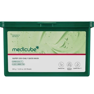 Маски для обличчя щоденні швидкі Super Cica, 30 шт, Medicube