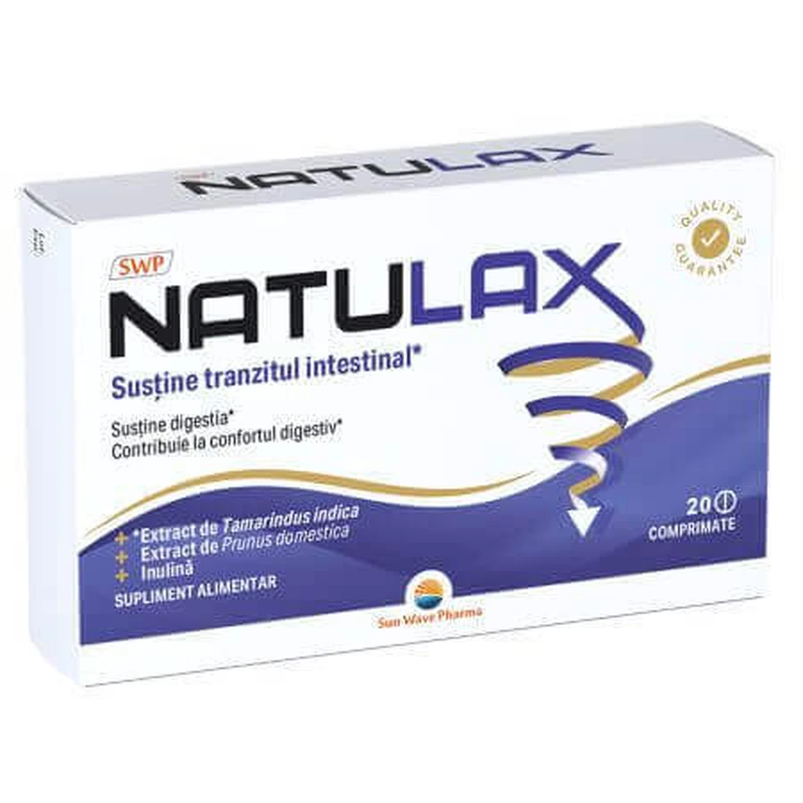 Натулакс, 20 таблеток, Sun Wave Pharma: ціни та характеристики