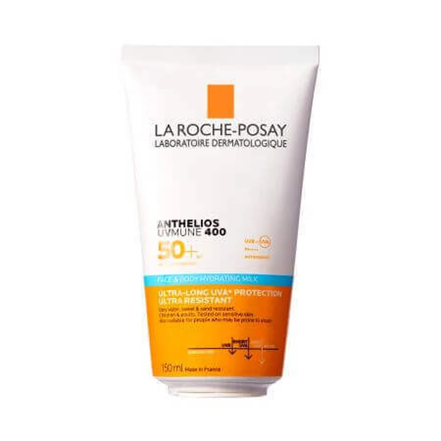 Увлажняющий лосьон для лица и тела Anthelios UVMUNE 400 с SPF 50+ Anthelios UVMUNE 400, 150 мл, La Roche-Posay: цены и характеристики