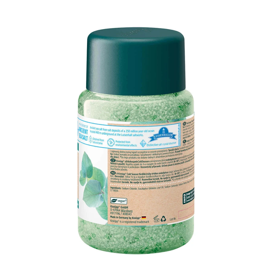 Kneipp Cold Season Eucalyptus, кристаллы для ванн с минеральной солью, 500 г: цены и характеристики