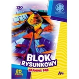 Блокнот для рисования 120 г/м2, формат А4, 20 листов