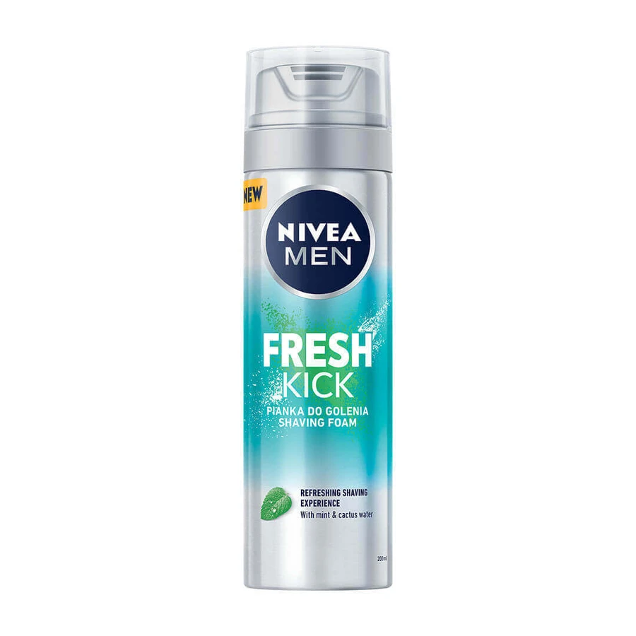 Nivea Men Fresh Kick Пена для бритья, 200 мл: цены и характеристики