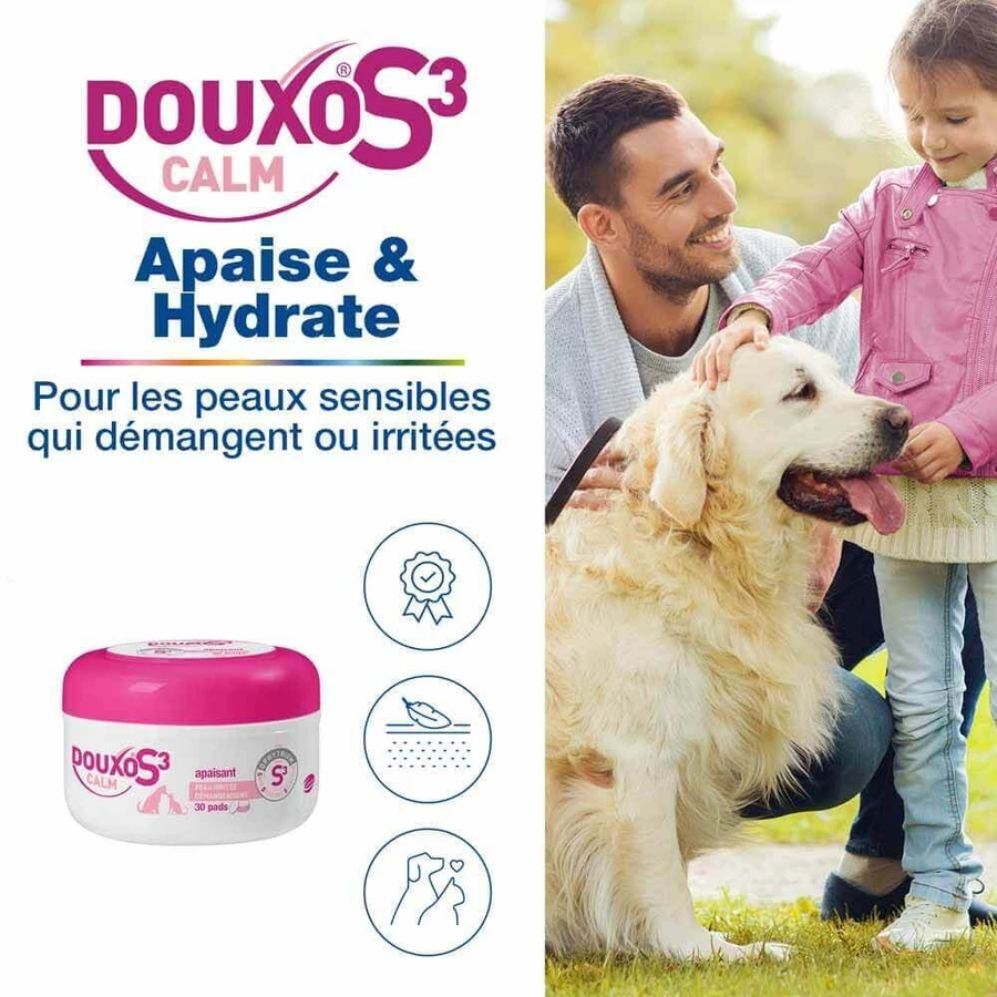 Ceva Douxo S3 Calm очищающие и успокаивающие подушечки 30 шт.: цены и характеристики