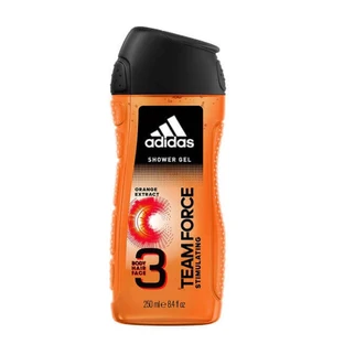 Adidas, Team Force, эл. душ, 250 мл
