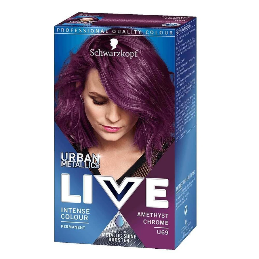 Schwarzkopf Live Urban Metallic Wax Colour U69 Amethyst Chrome: цены и характеристики