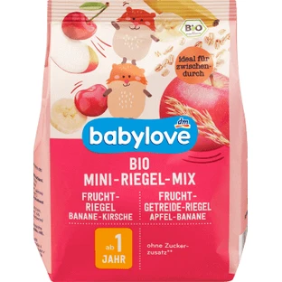 Babylove Babylove Organic Fruit Baton mix organic mini 1 год, 100 г