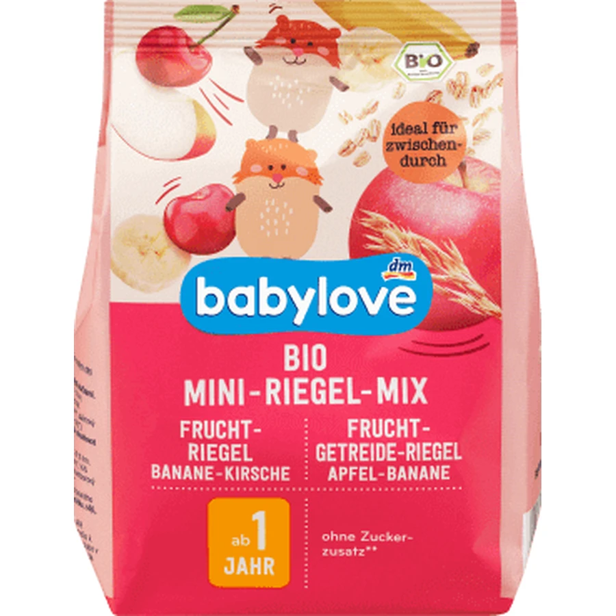 Babylove Babylove Organic Fruit Baton mix organic mini 1 год, 100 г: цены и характеристики
