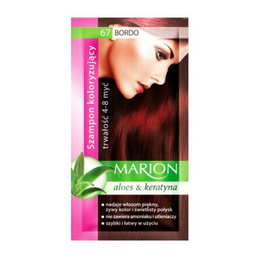 Marion, Color Shampoo, 67 Burgundy, 40 мл: ціни та характеристики