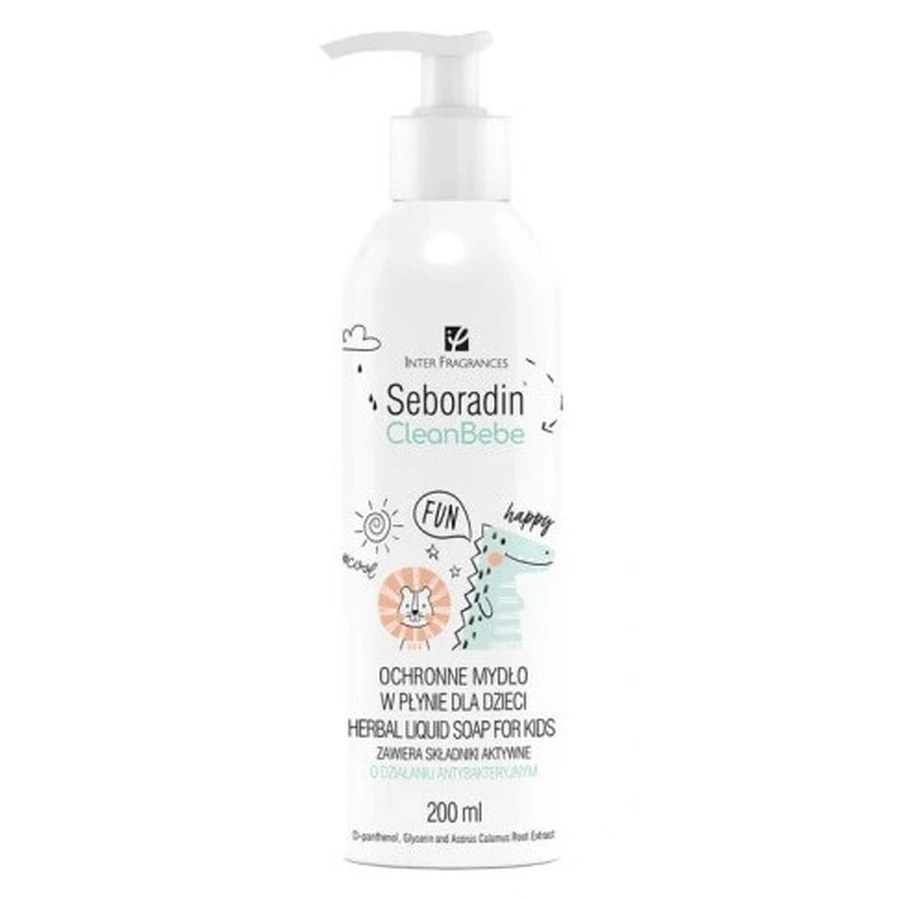 Seboradin Clean Baby, защитное жидкое мыло, 200 мл: цены и характеристики