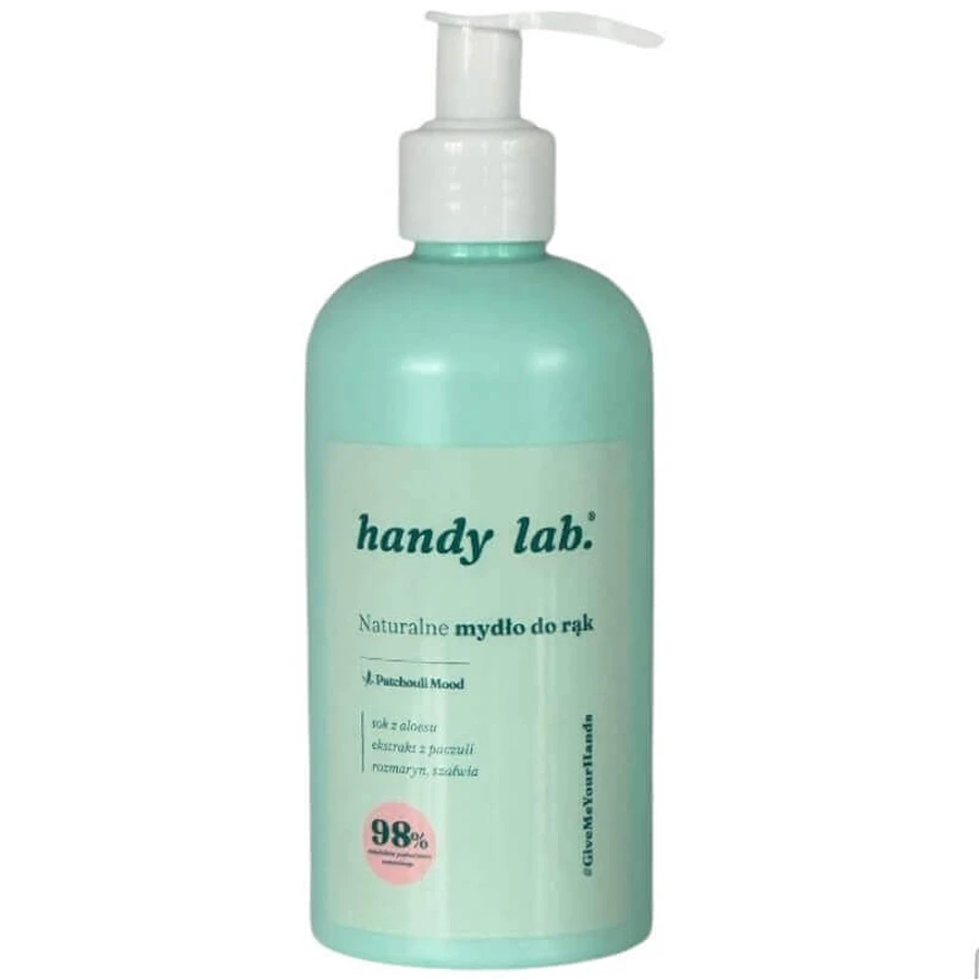 Handy Lab Patchuli Mood, săpun de mâini natural, 250 мл: ціни та характеристики