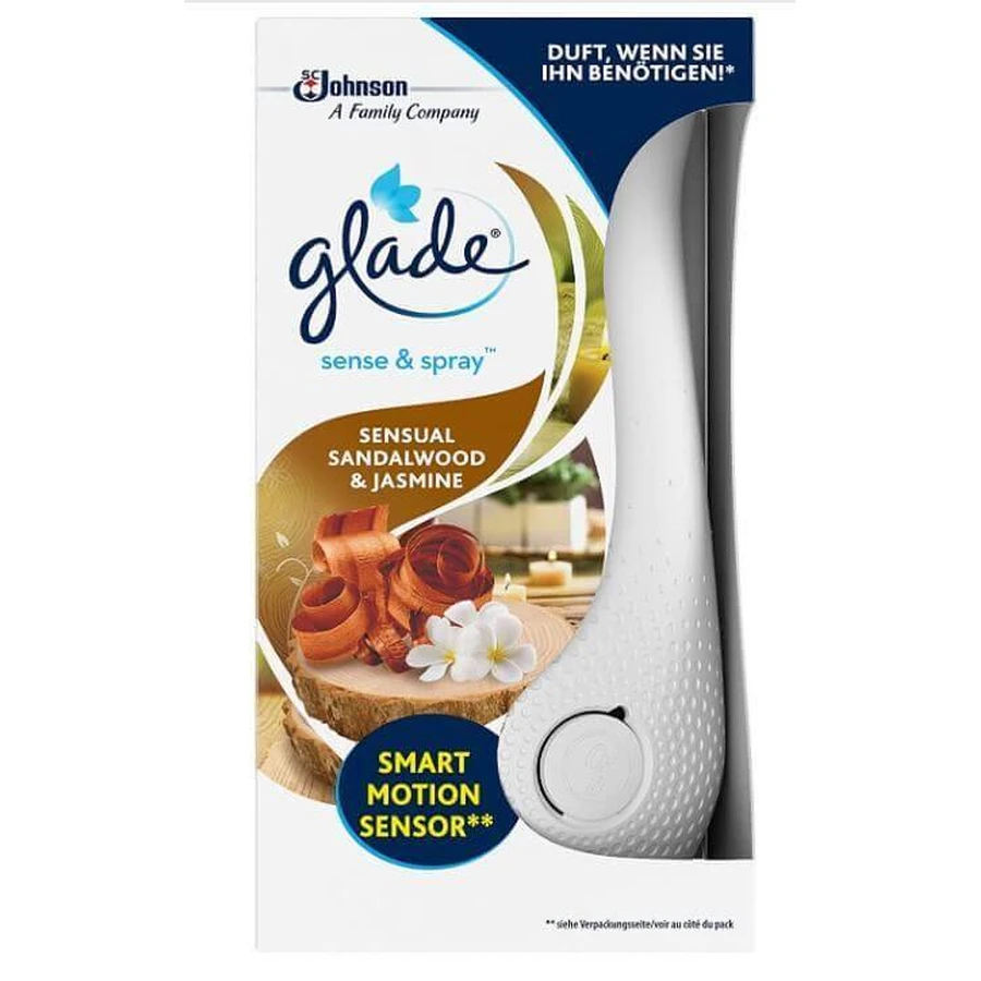 Glade, сандал и жасмин, освежитель воздуха + 2 сменных блока: цены и характеристики