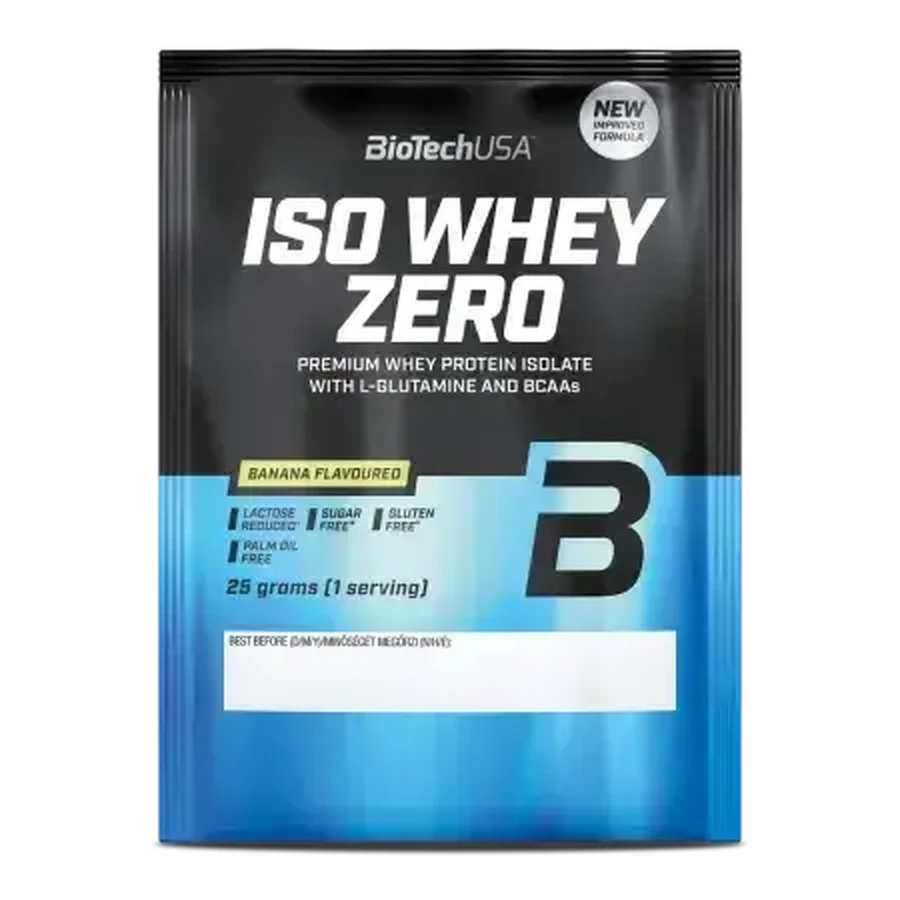 Протеиновый порошок Iso Whey Zero со вкусом банана, 25 г, BiotechUSA: цены и характеристики