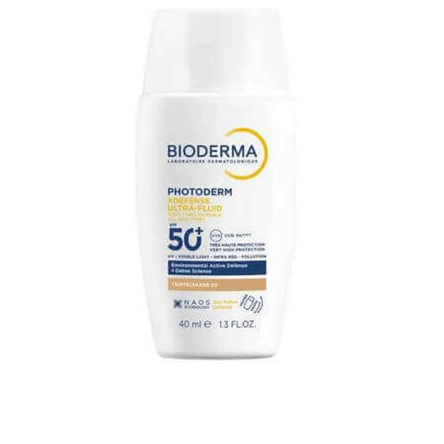 Фотодерм Xdefense Солнцезащитный оттеночный флюид SPF50+ Фотодерм Xdefense, 40 мл, Bioderma: цены и характеристики