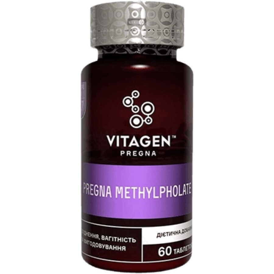 Vitagen Pregna Methylpholate таблетки, №60: цены и характеристики