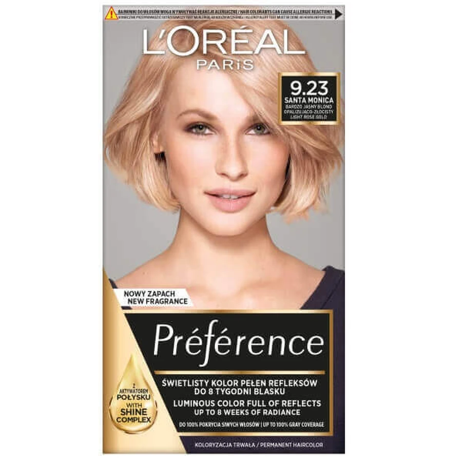 L Oreal Paris Preference, краска для волос 9.23 Санта-Моника: цены и характеристики