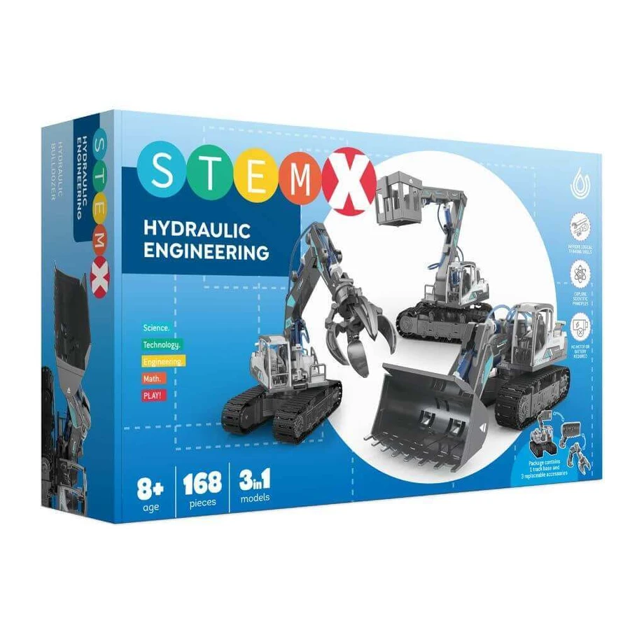 Stemx 3 в 1 Гидравлический строительный набор Бульдозер, 8 лет+, Stemx: цены и характеристики