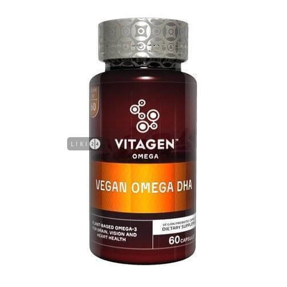 Vitagen vegan omega dha капс. №60: цены и характеристики