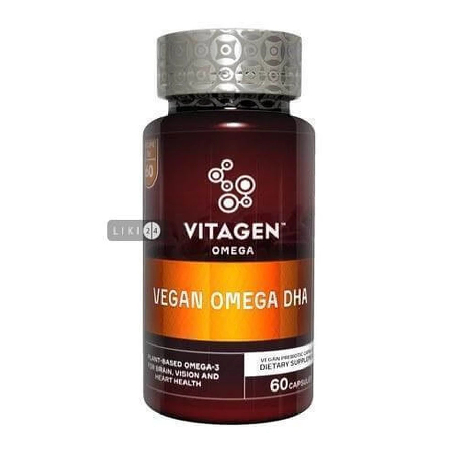 Vitagen vegan omega dha капс. №60: цены и характеристики