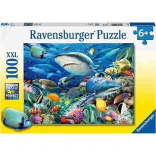 Пазл Акули, 6 років+, 100 деталей, Ravensburger