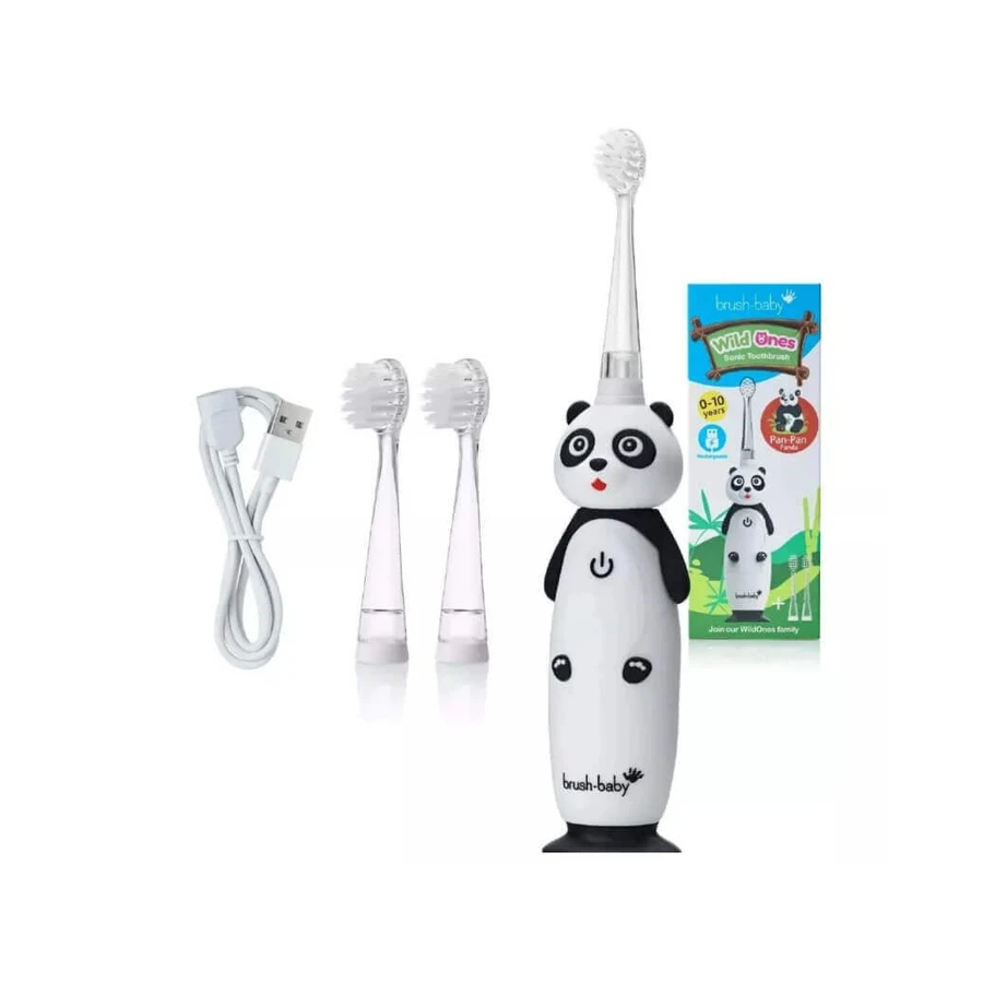 Brush-Baby, звуковая зубная щетка Panda для детей 0-10 лет, 1 шт.: цены и характеристики